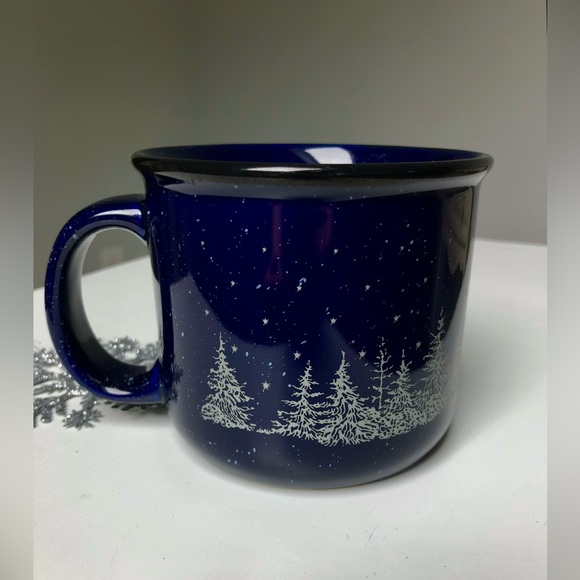 ❄️✨Vintage Northern Starry Night Cobalt Coffee Mug - Picture 3 of 7